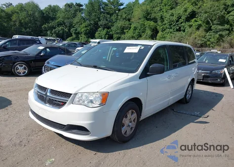 2012 Dodge Grand Caravan Se/Avp из США, поврежденный, VIN 2C4RDGBG2CR420156